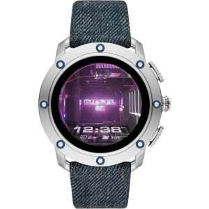 Diesel On Axial Gen 5 Display Smartwatch DZT2015 - Zilver/Blauw