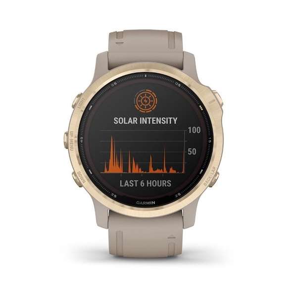 Garmin fenix 6S Pro Solar Chrono Smartwatch  - Beige