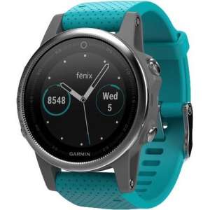 Garmin fenix 5S - GPS sporthorloge smartwatch met hartslagmeting -  42 mm - turquoise