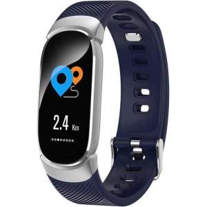 DrPhone Ladies Light – Smartwatch – Activitytracker – Stappenteller – Multifunctioneel – Blauw