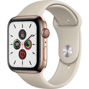 Apple Watch Series 5 GPS - Cellular - 44 mm - Goud