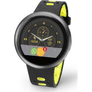 MyKronoz ZeRound2 HR premium smartwatch - zwart geel