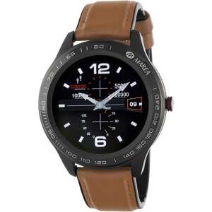 Marea smartwatch met bruine rubberen band B60001/5