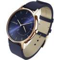 Withings Move Timeless Chic Polsband activiteitentracker Blauw, Roségoud Analoog