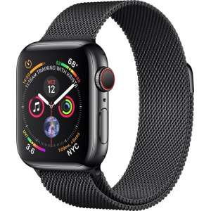 Apple Watch Series 4 GPS Cell 40mm Black Steel Black Loop