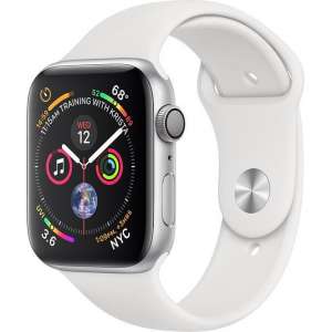Apple Watch Series 4 GPS Cell 40mm Silver Alu white Band