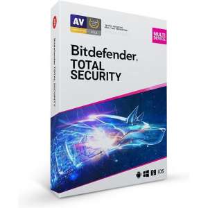 Bitdefender Total Security 2020 - 10 Apparaten - 2 Jaar - Nederlands - Windows/iOS/MAC/Android Download