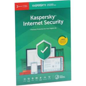 Kaspersky Internet Security | 3 Apparaten | 2 Jaar | Engelse verpakking | Alle Europese talen
