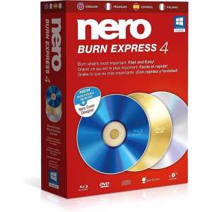 Nero Burn Express 4 - Engels / Frans / Spaans / Italiaans - Windows