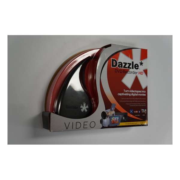 Dazzle DVD Recorder HD - Video Vastleg apparaat - Analoog to USB - Met Pinnacle Studio Software