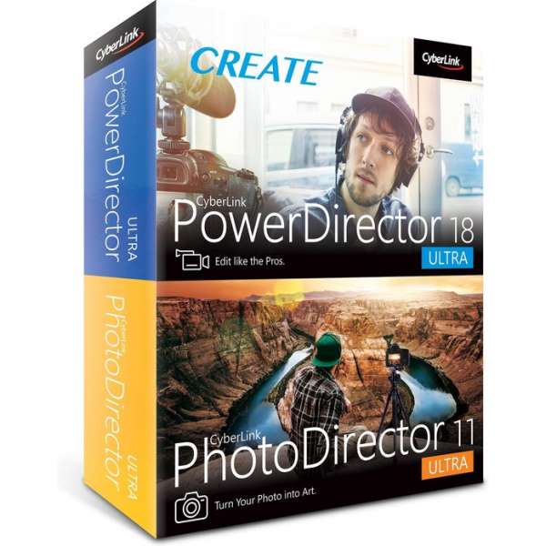 Cyberlink PowerDirector 18 Ultra & PhotoDirector 11 Ultra Duo - Meertalig - Windows Download