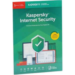 Kasperksy Internet Security | 5 Apparaten | 1 Jaar | Sierra box | 2019/2020