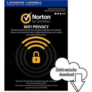 Norton WiFi Privacy 1.0 (5 Devices) NL/FR
