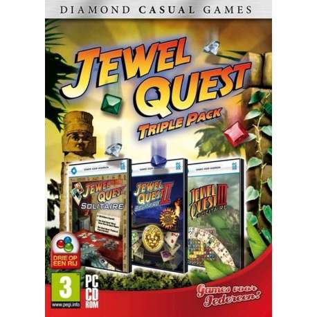 Casual Diamond - 3 Pack Jewel Quest Solitaire - Windows