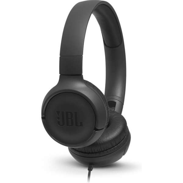 JBL T500 Zwart - On-ear koptelefoon