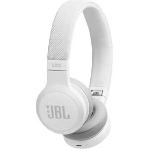 JBL Live 400BT Wit - On-ear bluetooth koptelefoon