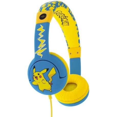 Pokemon Pikachu Headset - Koptelefoon voor Kinderen en Tieners - Blauw - Geel