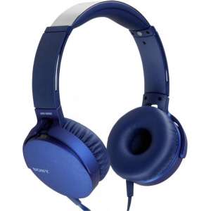 Sony MDR-XB550AP – eXtra Bass on-ear koptelefoon – Blauw