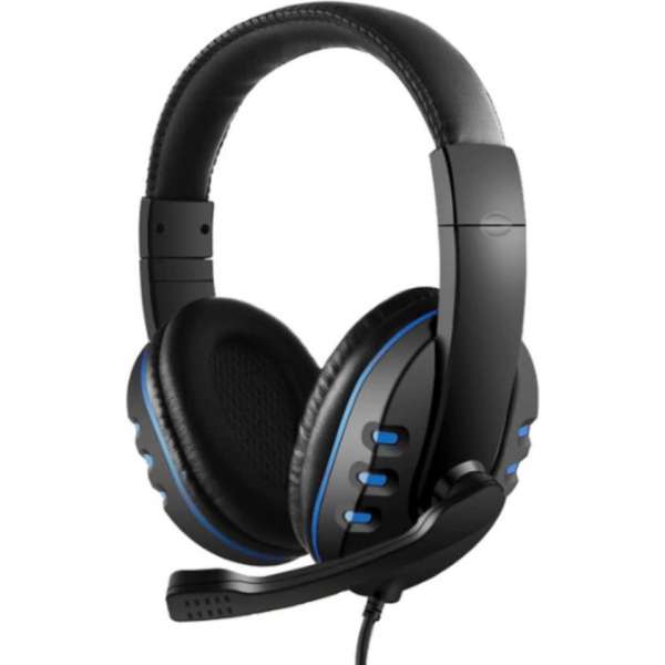 Dazzle Gaming Headset - PC/PS4/XBOX - Zwart & Blauw / Black & Blue