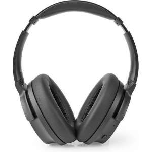 Over-Ear Bluetooth-hoofdtelefoon | 24 uur afspeeltijd | 25 dB noise cancelling | Snel opladen | Zwart