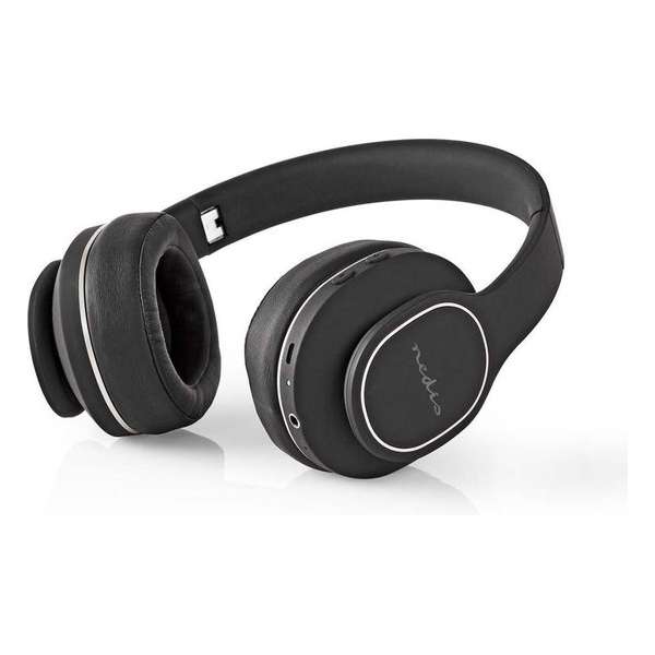 Nedis Noise Cancelling Hoofdtelefoon | Bluetooth® | Over-ear | Hardshell Reisetui | Zwart