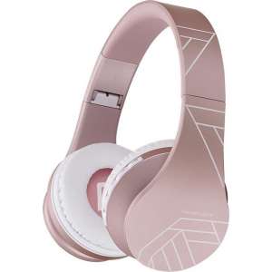 PowerLocus P1 draadloze Over-Ear Koptelefoon Inklapbaar - Bluetooth - Met microfoon – Rose Gold (PL Line Collectie)