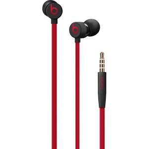 Apple urBeats3 oordopjes met mini-jack-aansluiting – Defiant Zwart / Rood