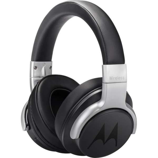 Motorola Escape 500ANC hoofdtelefoon - draadloos - Active Noise Cancelling - zwart/ zilver