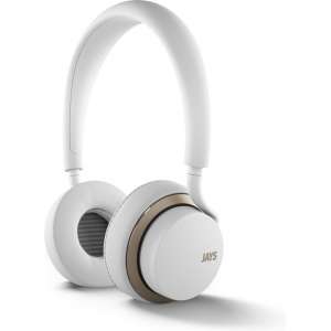 u-JAYS - On-Ear Koptelefoon - Hoofdband Stereofonisch Draadloos, mobiele hoofdtelefoon - Wit & Goud