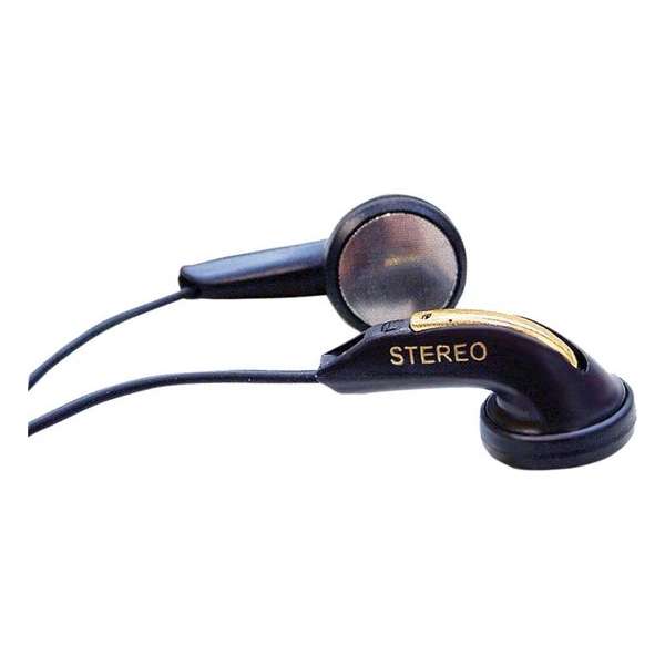 SoundLAB stereo earphones - waterbestendig / zwart - 1,7 meter