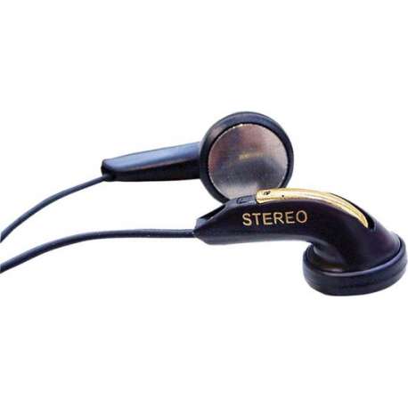 SoundLAB stereo earphones - waterbestendig / zwart - 1,7 meter