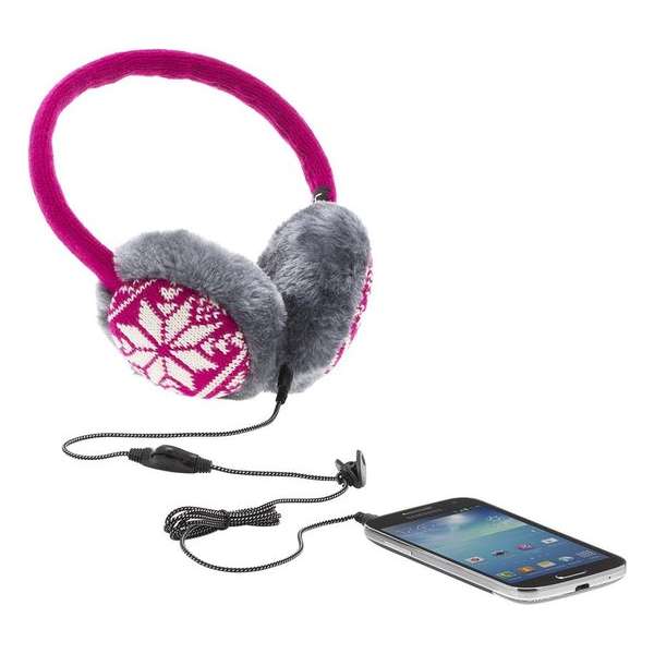 KitSound Oorverwarmers Koptelefoon met 3.5mm aansluiting  - Pink