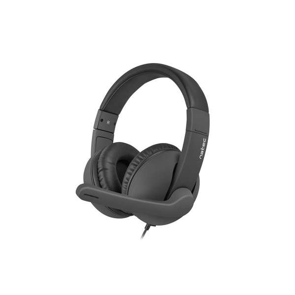 Natec Rhea Headset – Zwart – 40mm Drivers