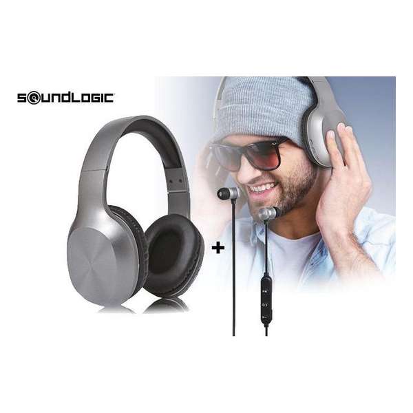 Soundlogic - Wireless - Headphone + Wireless Earbuds