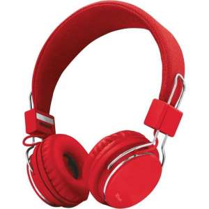 TRUST Skládací sluchátka Ziva Foldable Headphones for smartphone and tablet - červená
