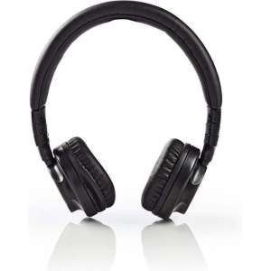 Nedis HPWD2100BK Hoofdtelefoon Met Snoer On-ear Opvouwbaar 1,2 M Loskoppelbare Kabel Zwart