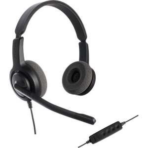 Axtel Voice UC28 duo NC USB koptelefoon voor PC/Laptop | Office Headset, Thuiswerk en Muziek | Skype for Business