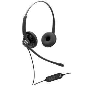 Axtel PRO XL duo USB koptelefoon voor PC/Laptop + GRATIS hygiënische set van oor- en mondschuimpjes - Home Office Headset