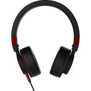 Cazbi Helium Hi-Res HD Stereo Headphones On-Ear Foldable Black/Red
