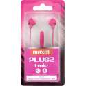 Maxell 303762 hoofdtelefoon/headset In-ear Roze