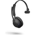Jabra Evolve2 65 MS Mono Bluetooth Headset USB-A - Microsoft Teams gecertificeerd - Incl. Laadstandaard - Zwart