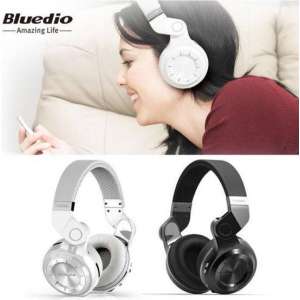 Bluedio T2 Draadloze hoofdtelefoon (Wit)