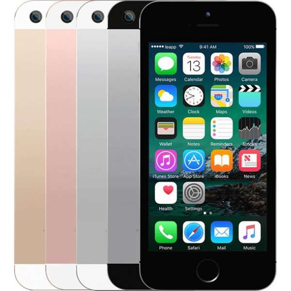 Apple iPhone SE - Refurbished door Leapp - B grade (Lichte gebruikssporen) - 64GB - Zilver