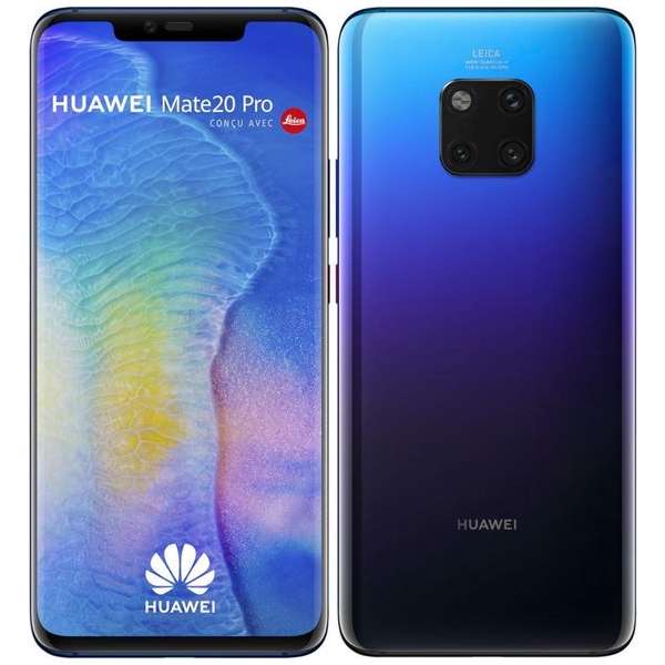 Huawei Mate 20 Pro - Alloccaz Refurbished - B grade (Licht gebruikt) - 128GB - Blauw (Crystal)