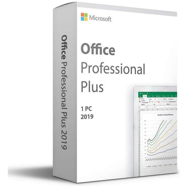 Microsoft Office 2019 - Professional Plus - Windows (doosje)