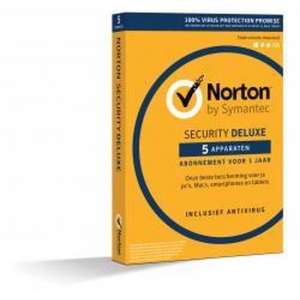 Norton Security Deluxe 5-Apparaten 1jaar 2020 - Antivirus inbegrepen - Windows | Mac | Android | iOS