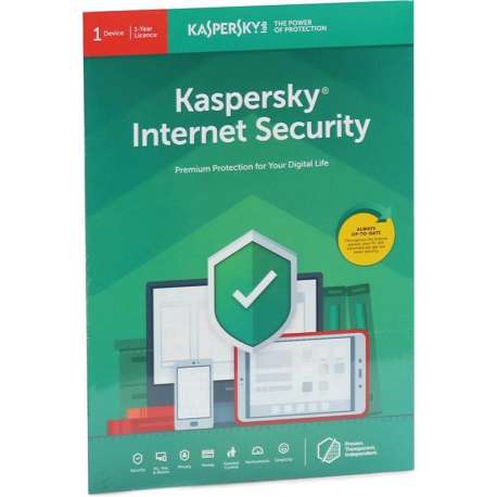 Kaspersky Internet Security (Flatpack) 2020 1PC,1Year Multilingual (Englisch/Deutsch)