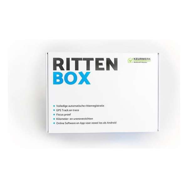 Rittenbox Fiscaal, rittenregistratie incl 1 jaar webservice en smartphone app en montage bij u op locatie.