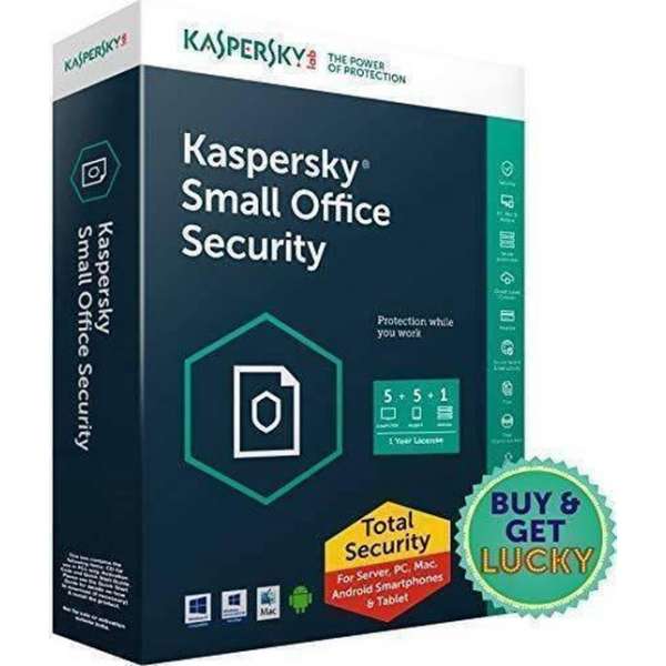 Kaspersky Small Office Security 1 FileServer / 6 Workstation / Mobile device AUTO-RENEW (2 Jaar)