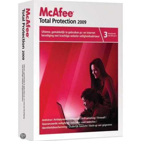 McAfee Total Protection 2009 NL 3 Users Full Edition